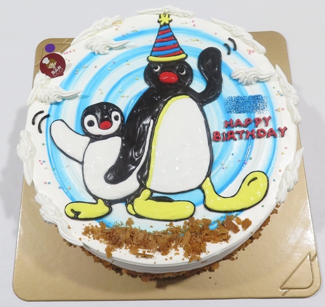 生日帽企鵝蛋糕