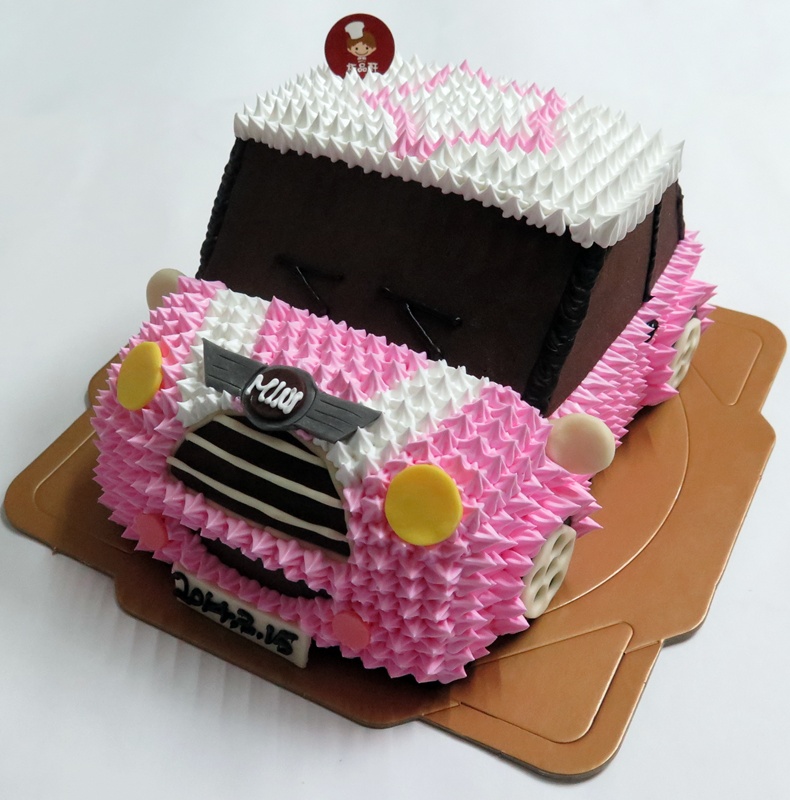 粉紅mini coper蛋糕